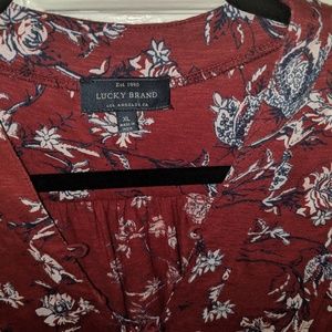 Lucky Brand shirt XL boho sleeveless